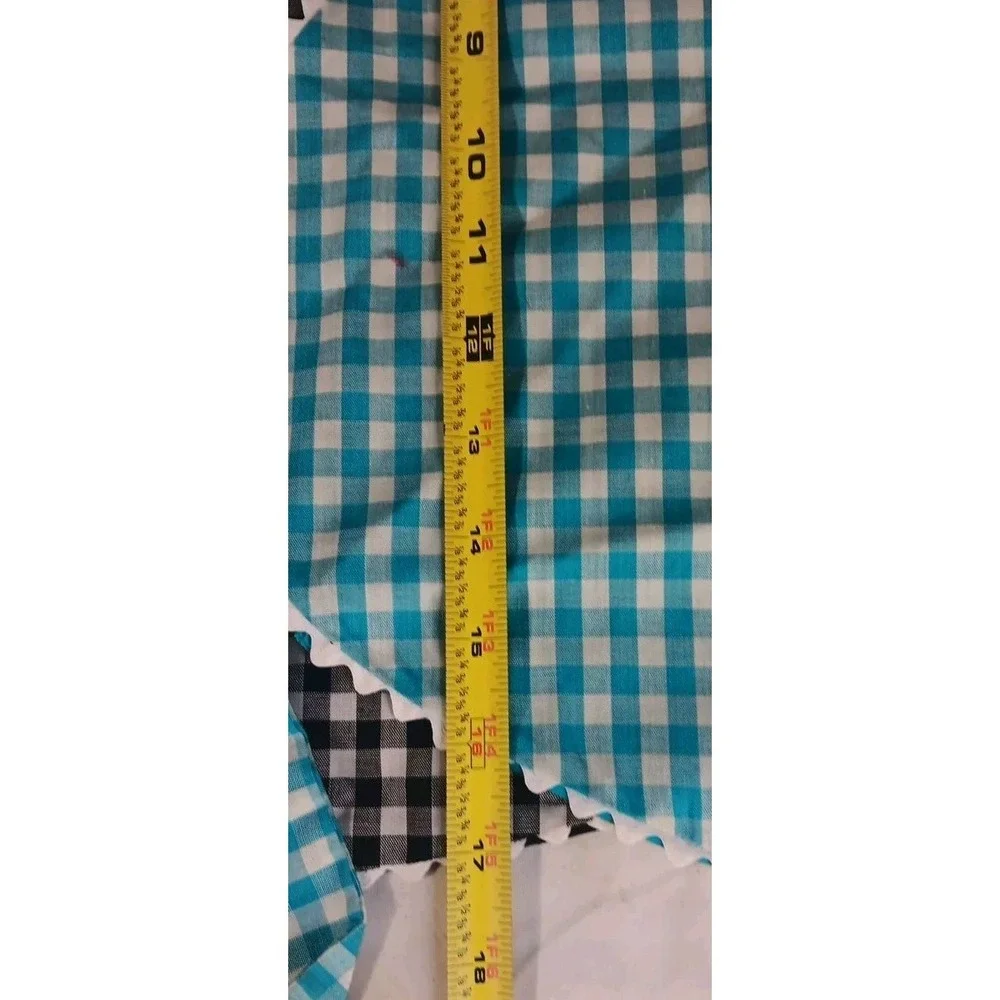 2‎ Vintage Aprons Handmade Waist Half Kitchen Cooking Cottagecore Pockets READ